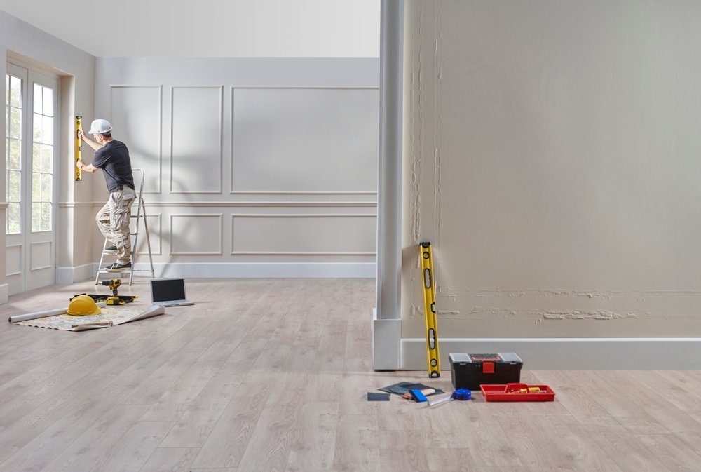 repair,man,home,style,,building,house,concept,,painting,,interior,architect.